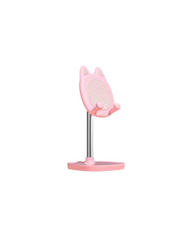 Pink Cat Phone Stand - Unique Bunny