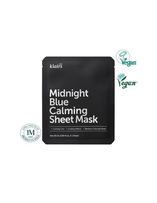 Dear, Klairs Midnight Blue Calming Sheet Mask - Unique Bunny