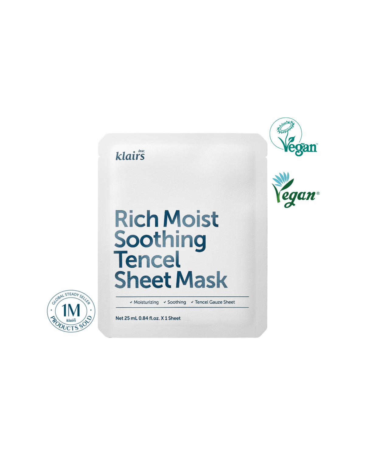 Dear, Klairs Rich Moist Soothing Tencel Sheet Mask - Unique Bunny