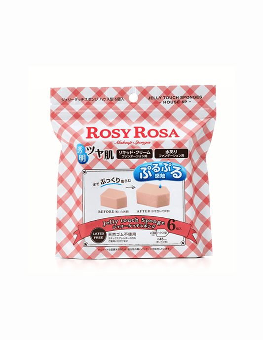 Rosy Rosa Jelly Touch Sponge 6PCS - Unique Bunny