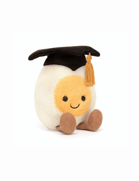 Jellycat Amuseables Boiled Egg Graduation - Unique Bunny