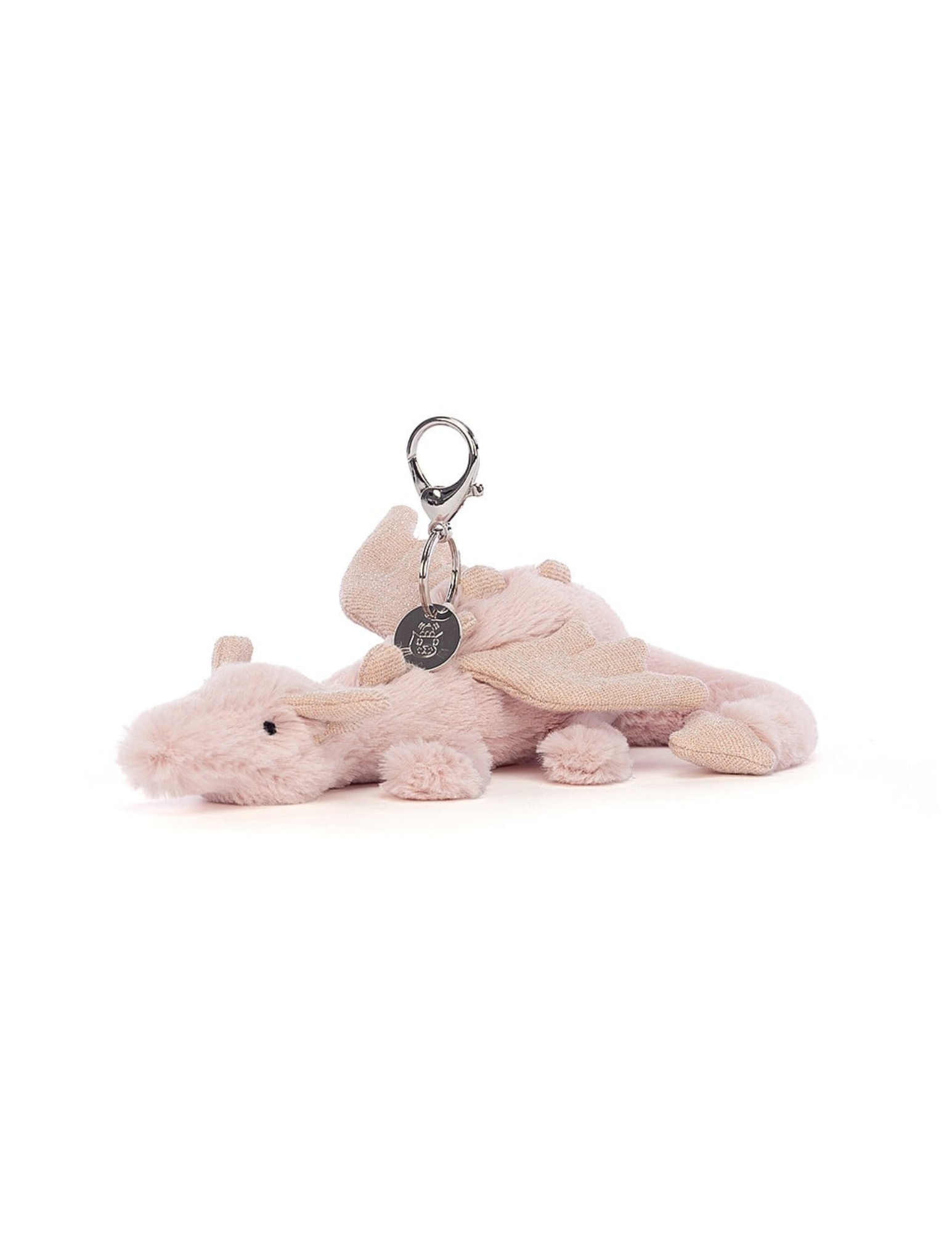 Jellycat Rose Dragon Bag Charm