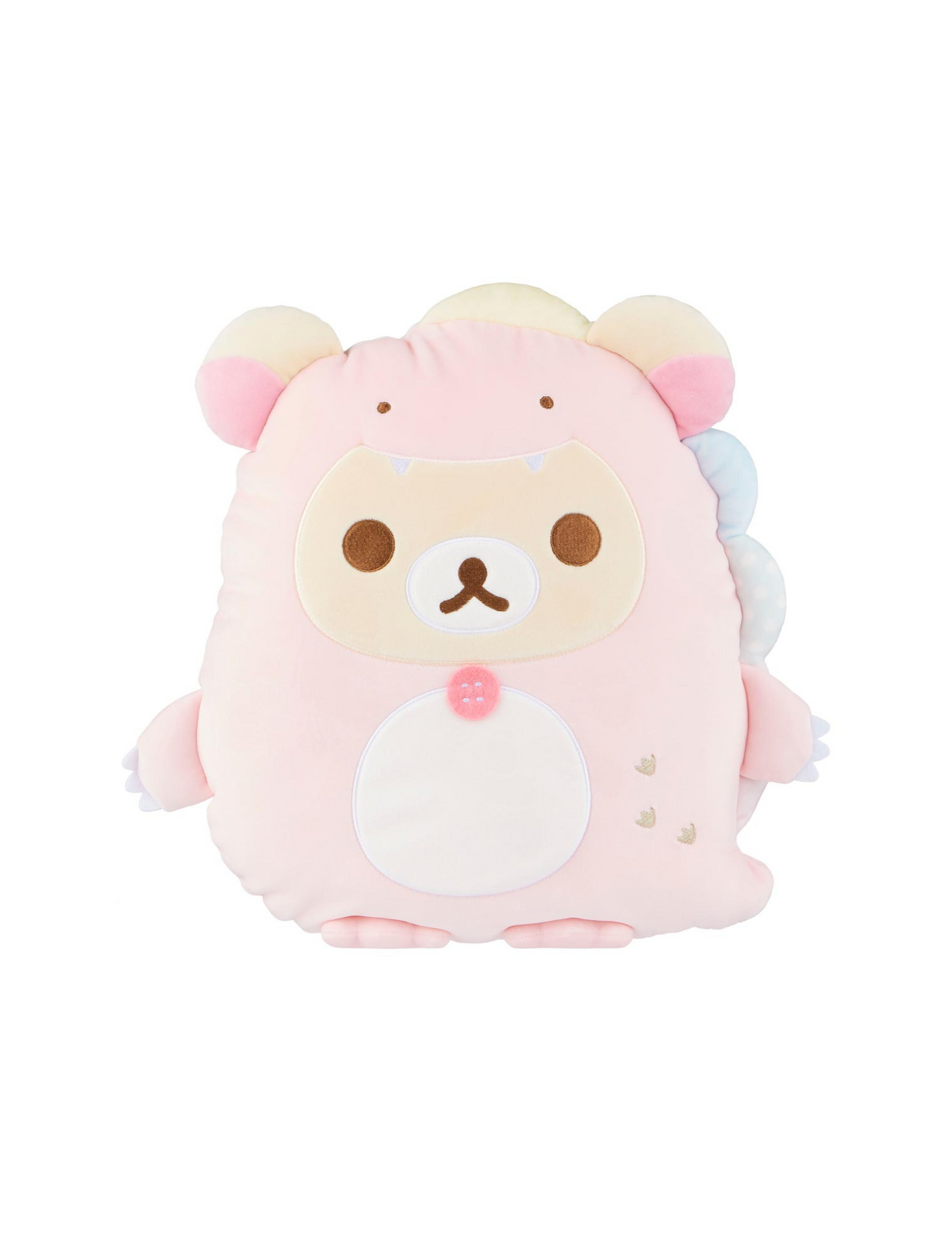 San-X Korilakkuma Plays with Dino Flat Mochi Plush