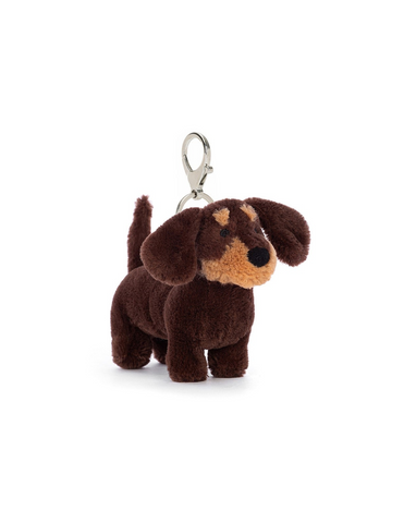 Jellycat Otto Sausage Dog Bag Charm - Unique Bunny