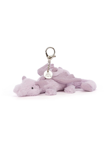 Jellycat Lavender Dragon Bag Charm