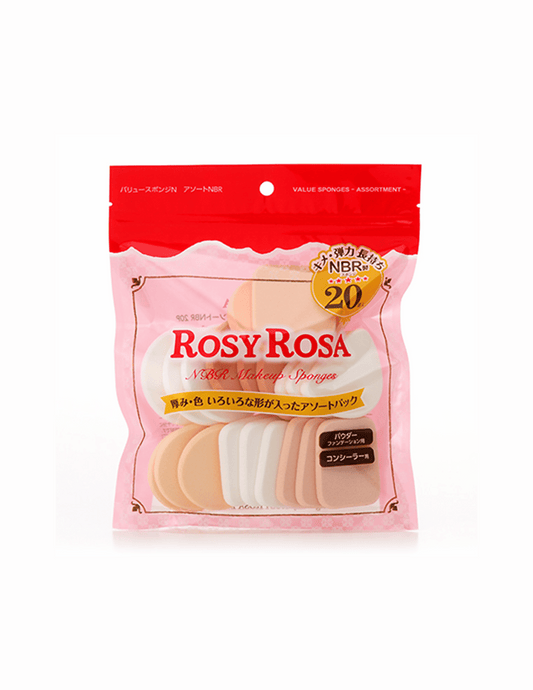 Rosy Rosa NBR Assorted Value Makeup Sponge - Unique Bunny