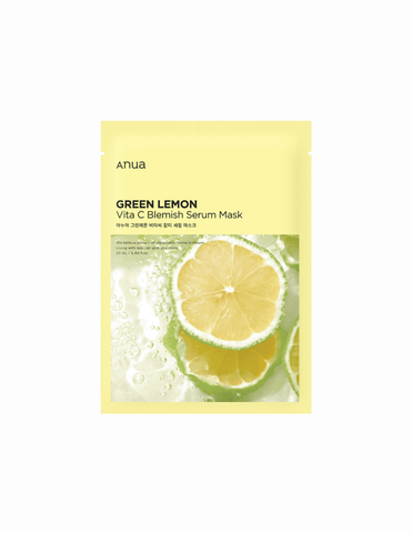 Anua Green Lemon Vita C Blemish Serum Mask - Unique Bunny