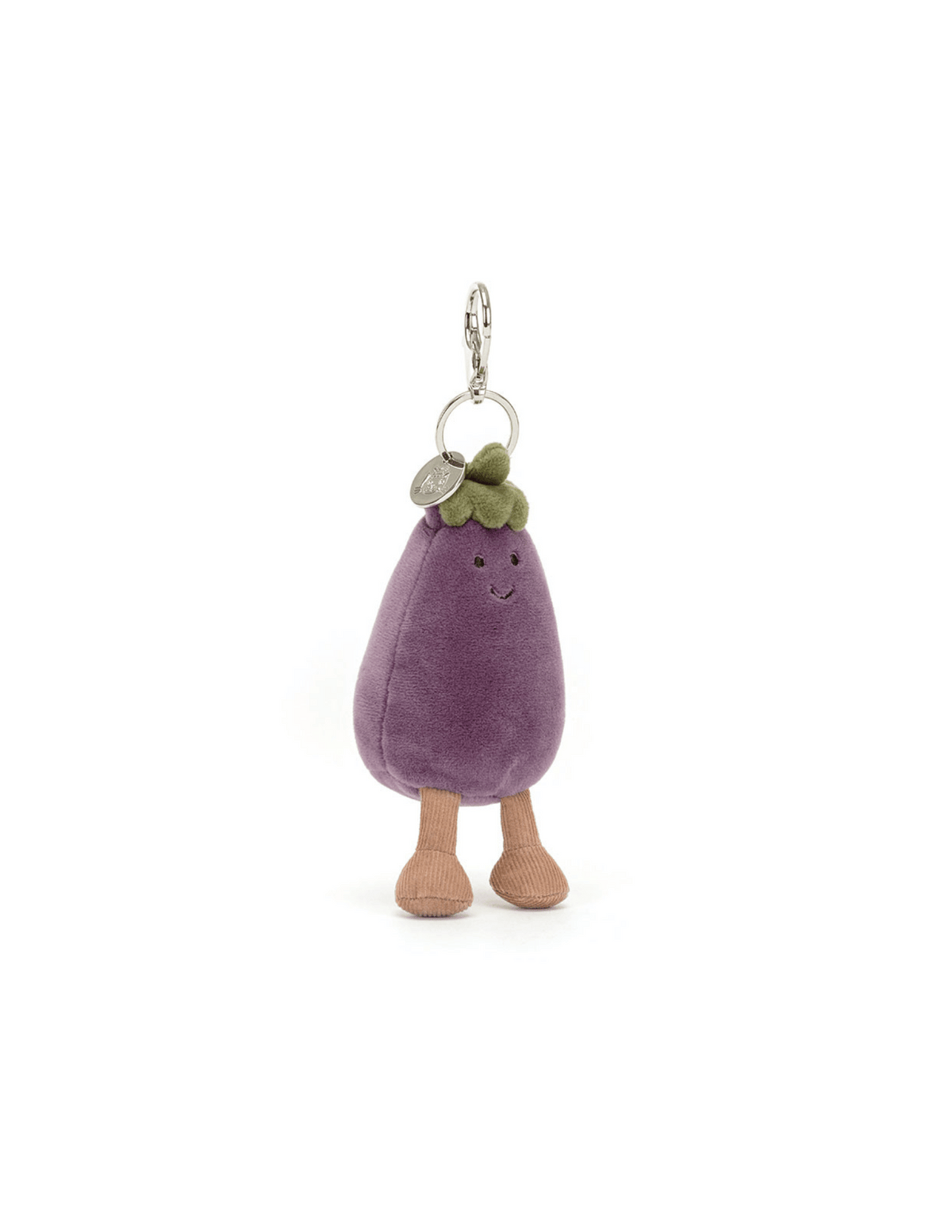 Jellycat Vivacious Aubergine Bag Charm - Unique Bunny