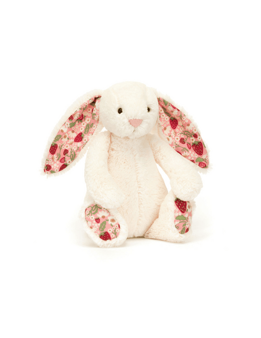 Jellycat Blossom Cream Bunny Berry | Small - Unique Bunny