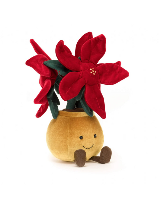 Jellycat Amuseable Poinsettia - Unique Bunny