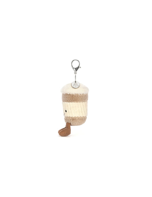 Jellycat Amuseables Coffee-To-Go Bag Charm - Unique Bunny