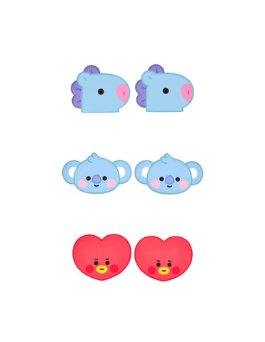 The Creme Shop x BT21 Stuck On U Hair Grips - Unique Bunny