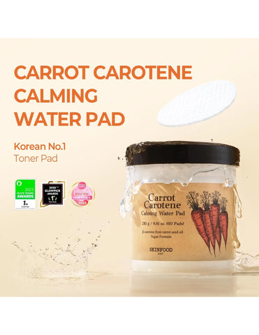 SKINFOOD Carrot Carotene Calming Water Pad Special Set - Unique Bunny