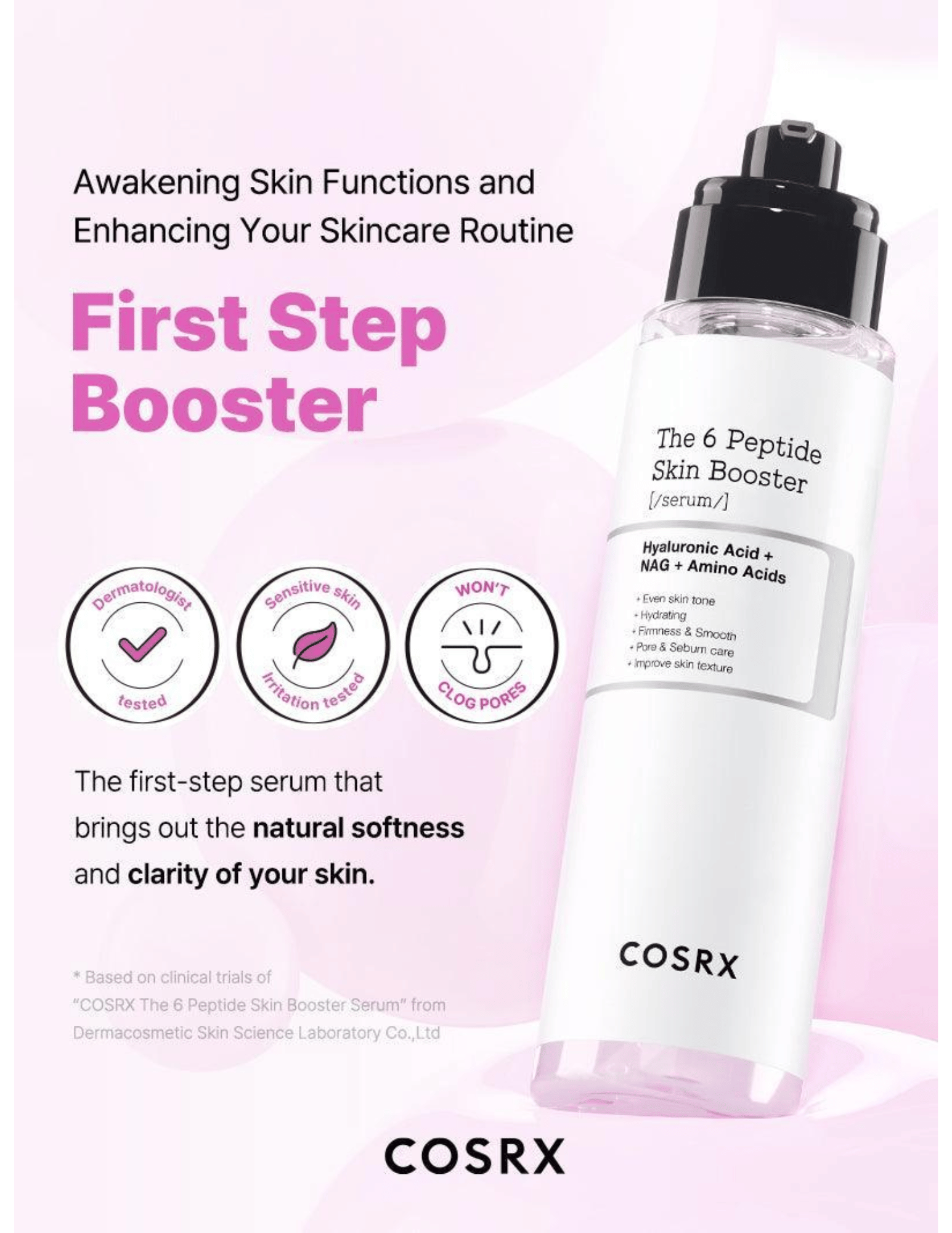 COSRX The 6 Peptide Skin Booster Serum - Unique Bunny