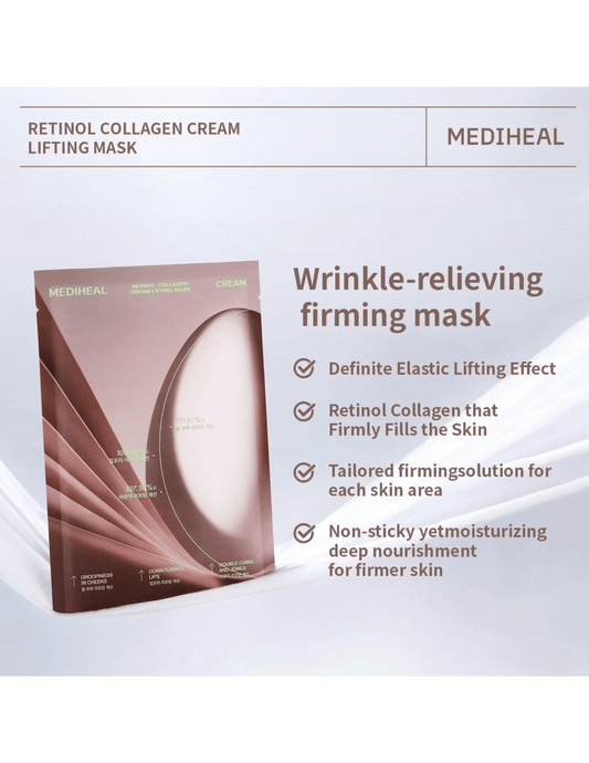 Mediheal Retinol Collagen Cream Lifting Mask - Unique Bunny