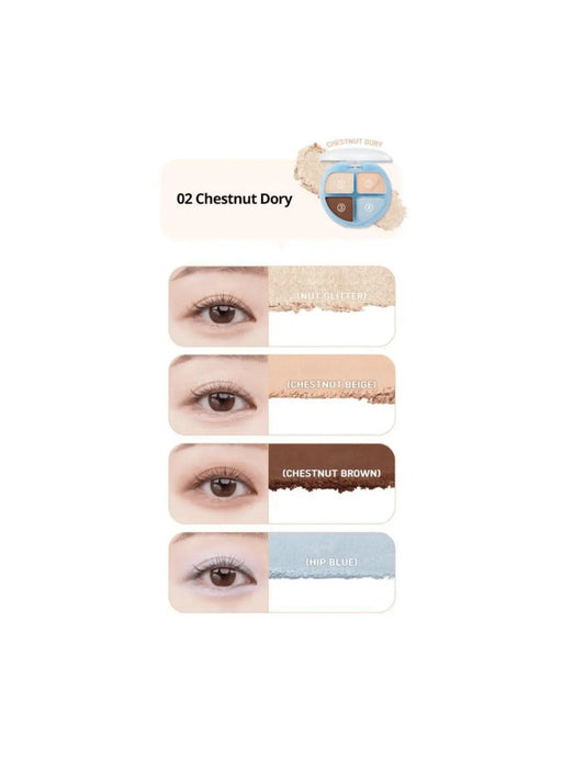 Colorgram Tintin Dory Eyeshadow Palette - Unique Bunny