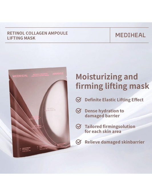 Mediheal Retinol Collagen Ampoule Lifting Mask - Unique Bunny