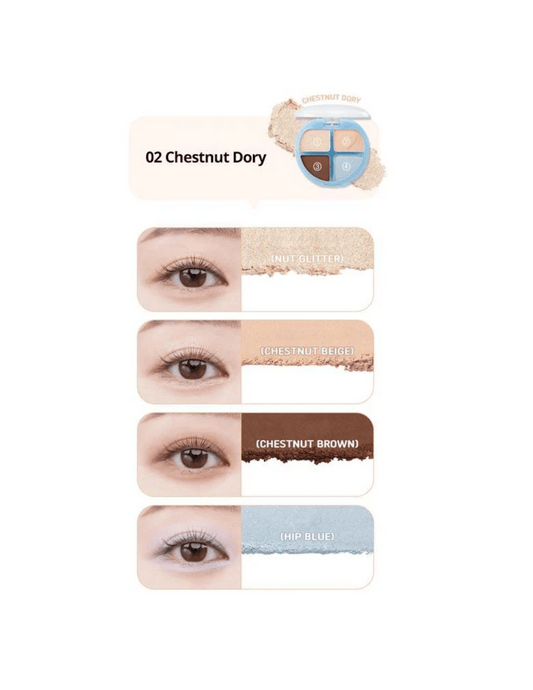 Colorgram Tintin Dory Eyeshadow Palette - Unique Bunny