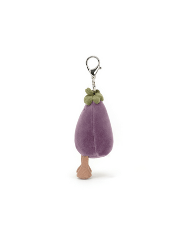 Jellycat Vivacious Aubergine Bag Charm - Unique Bunny