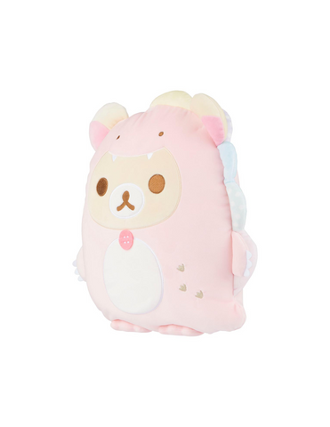 San-X Korilakkuma Plays with Dino Flat Mochi Plush