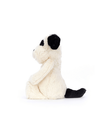 Jellycat Bashful Black & Cream Puppy - Unique Bunny