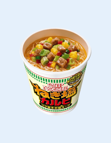 Nissin Salted Kalbi & Green Onion Cup Noodle - Unique Bunny