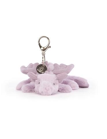 Jellycat Lavender Dragon Bag Charm