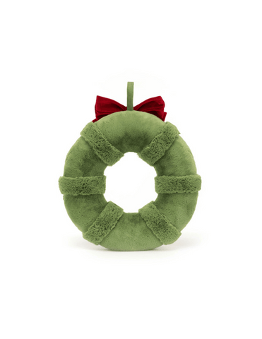 Jellycat Decorated Christmas Wreath - Unique Bunny