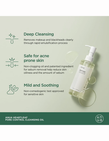 Anua Heartleaf Pore Cleansing Oil - Unique Bunny