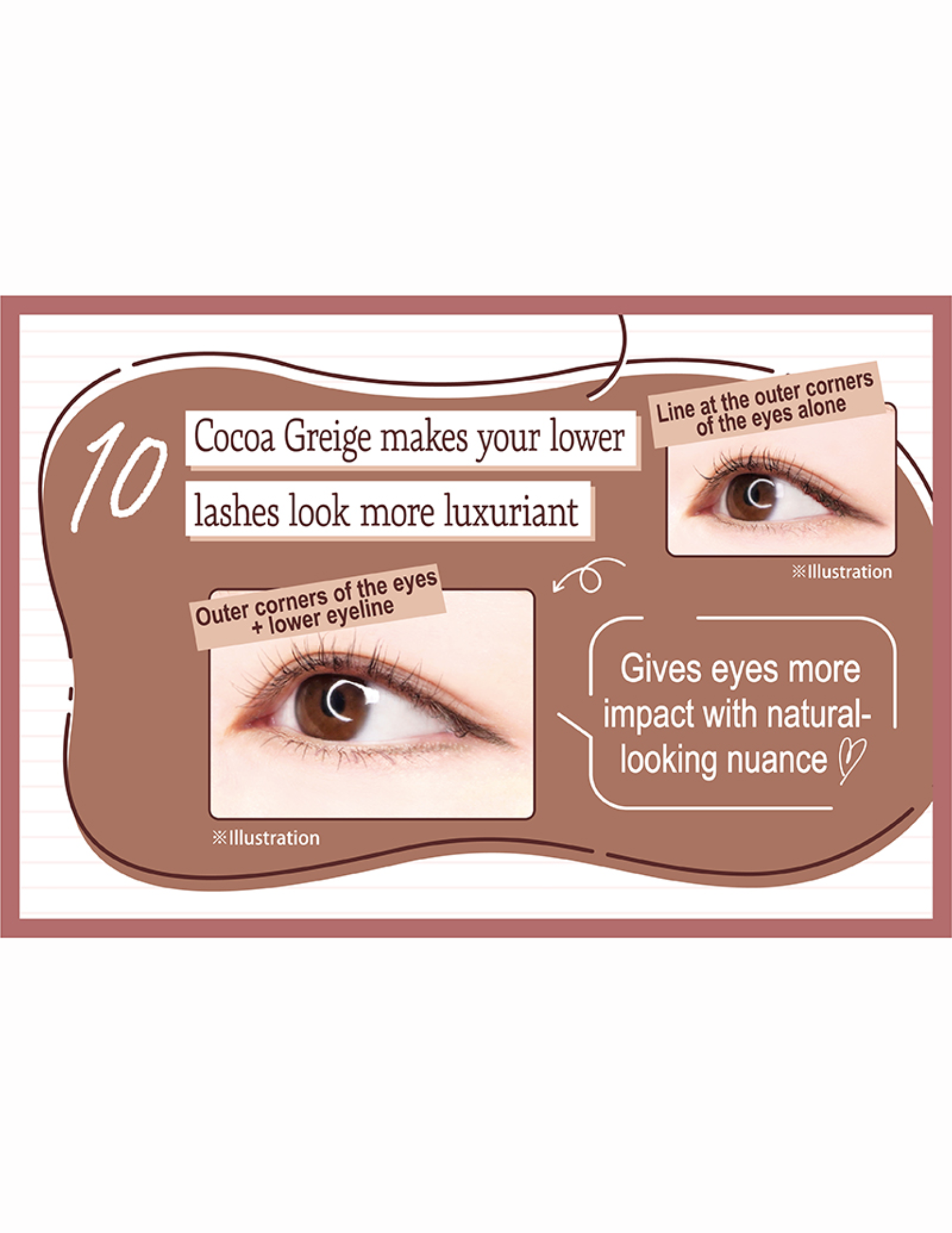 Canmake Creamy Touch Liner Cocoa Greige - Unique Bunny