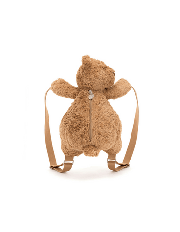 Jellycat Bartholomew Bear Backpack - Unique Bunny