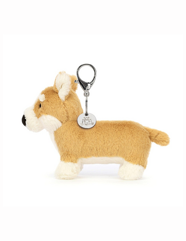 Jellycat Betty Corgi Bag Charm - Unique Bunny