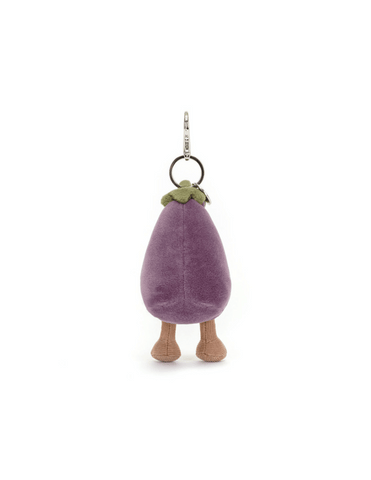 Jellycat Vivacious Aubergine Bag Charm - Unique Bunny