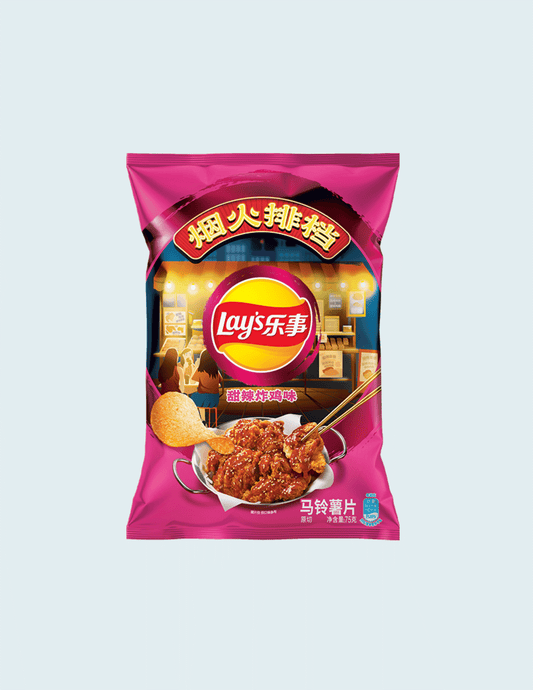 Lay's Sweet & Spicy Fried Chicken Chips - Unique Bunny