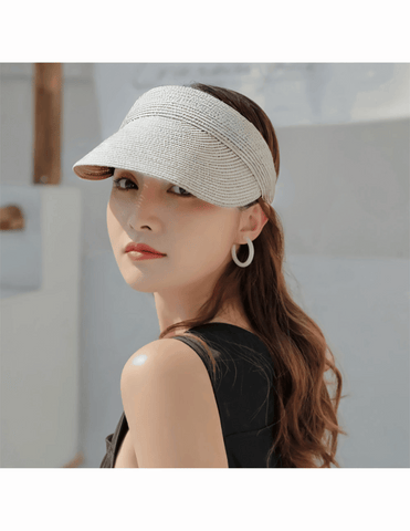 Zauo Rattan Sun Protection Cap - Unique Bunny