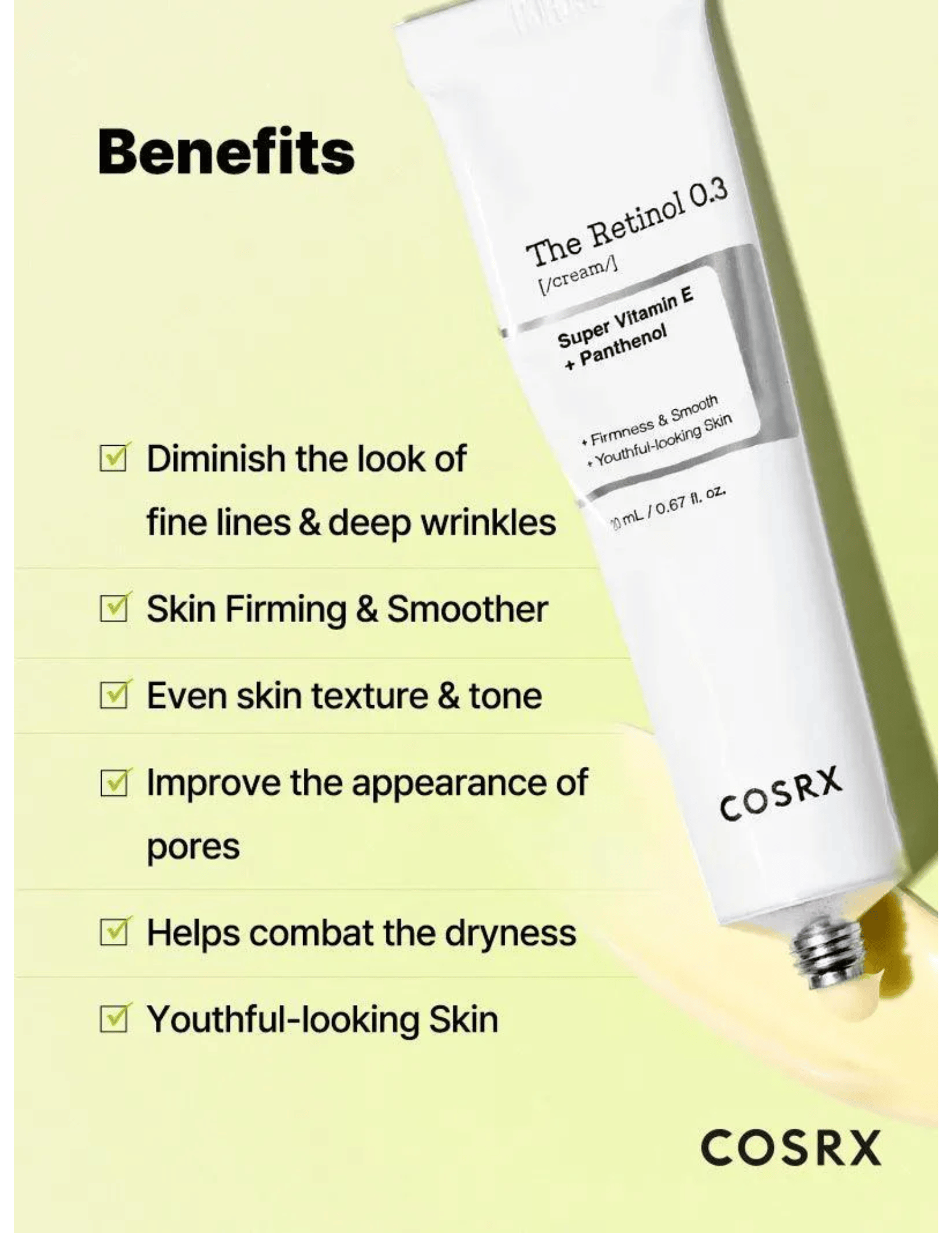 COSRX The Retinol 0.3 Cream - Unique Bunny