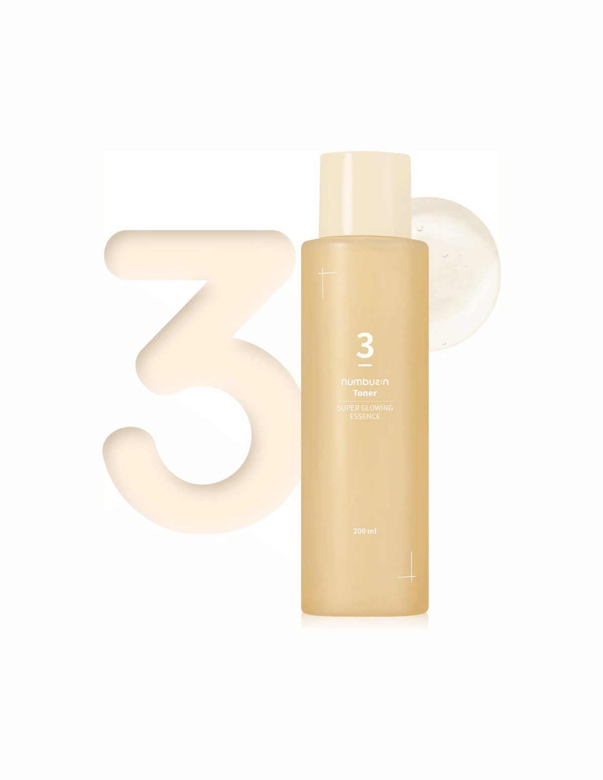 numbuzin No.3 Super Glowing Essence Toner - Unique Bunny