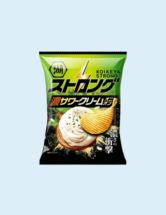 Koikeya Strong Sour Cream & Onion Potato Chip - Unique Bunny