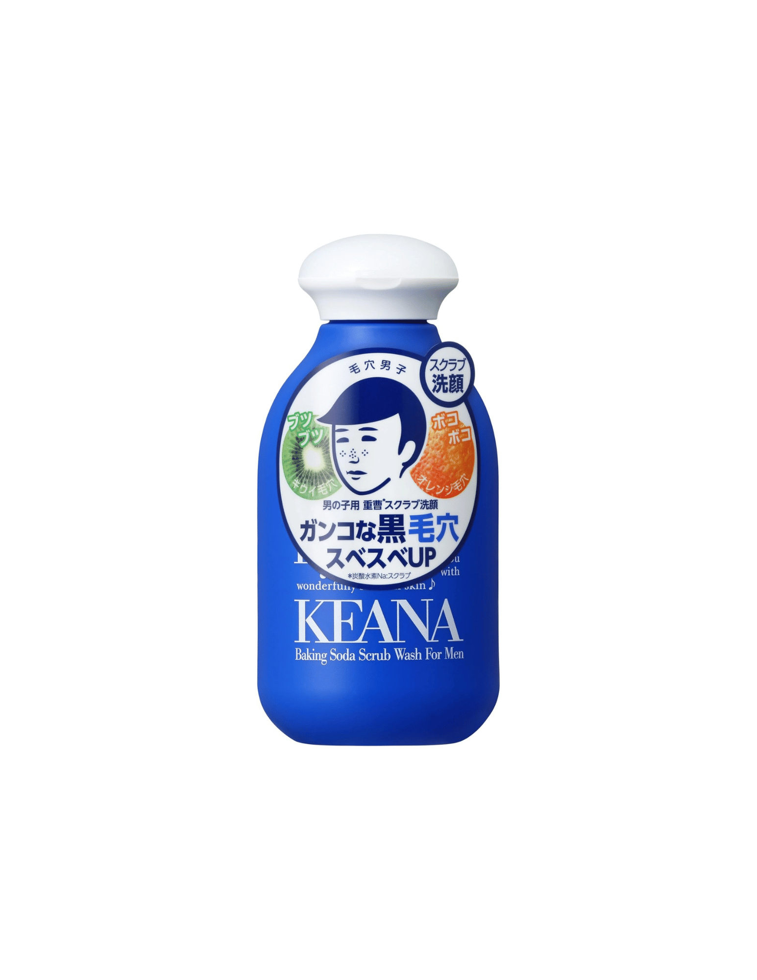 Ishizawa Lab Keana Nadeshiko Baking Soda Scrub Wash for Men - Unique Bunny