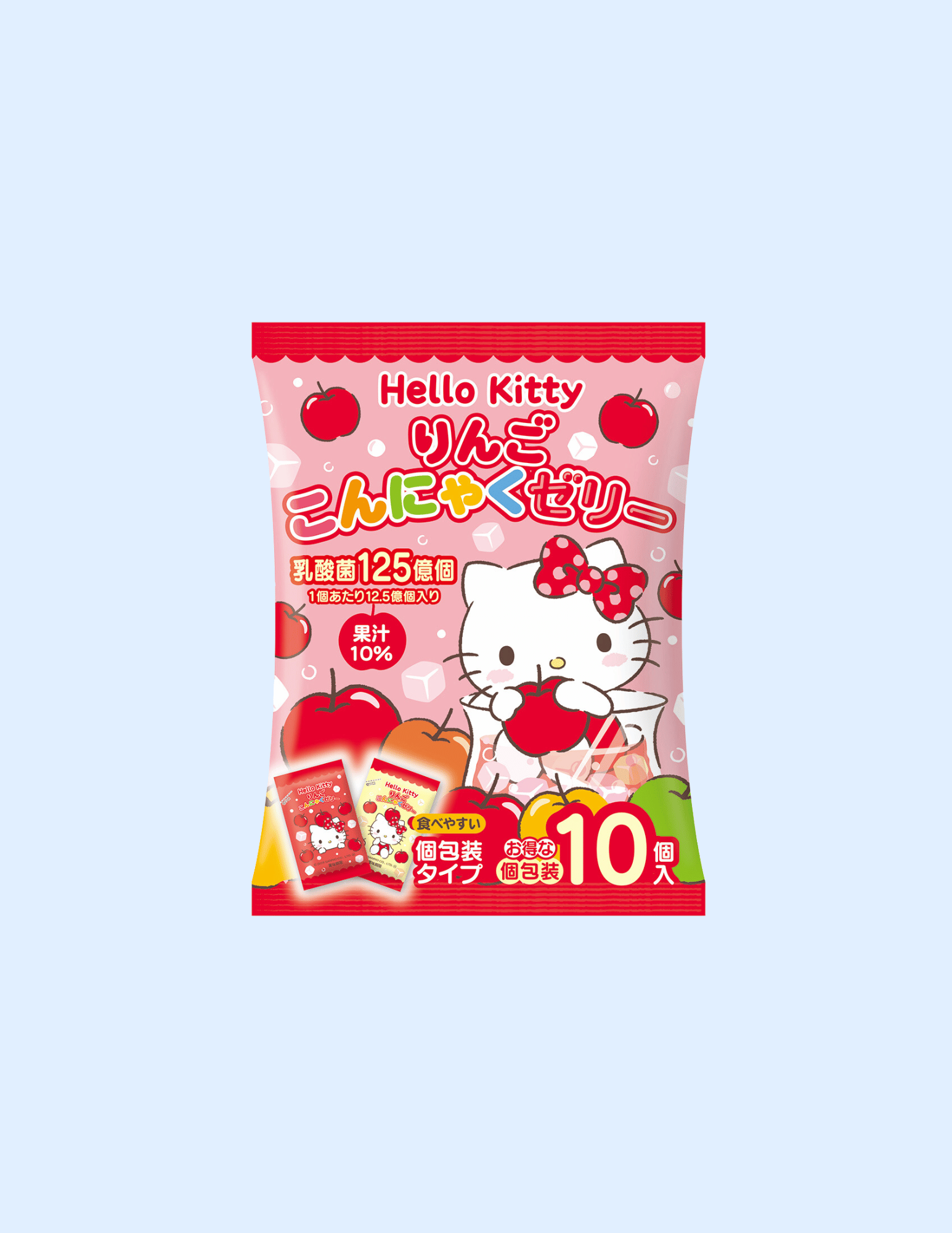 Yokowo Hello Kitty Apple Konjac Jelly - Unique Bunny