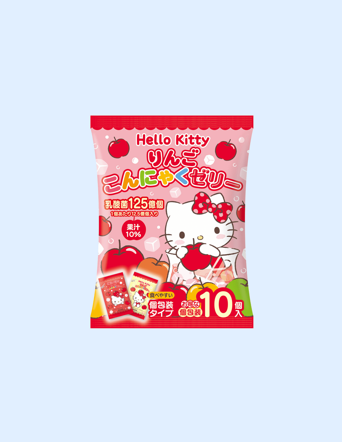 Yokowo Hello Kitty Apple Konjac Jelly - Unique Bunny