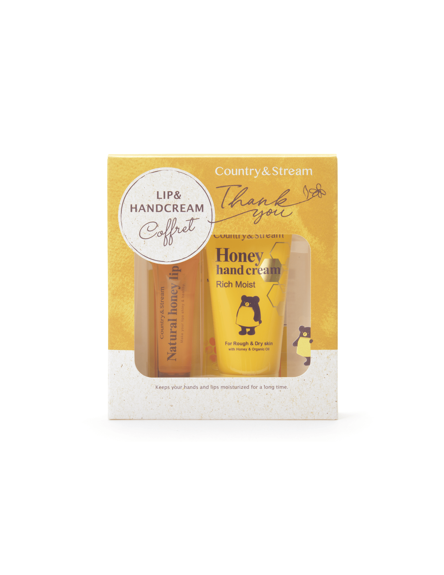 Country & Stream Honey Lip & Hand Cream Coffret - Unique Bunny