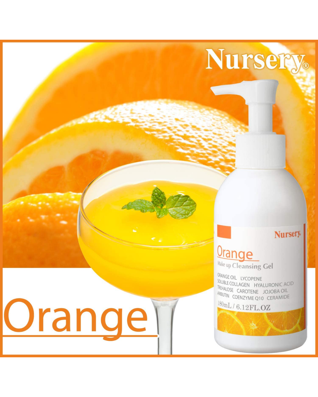 Nursery Makeup Cleansing Gel Orange