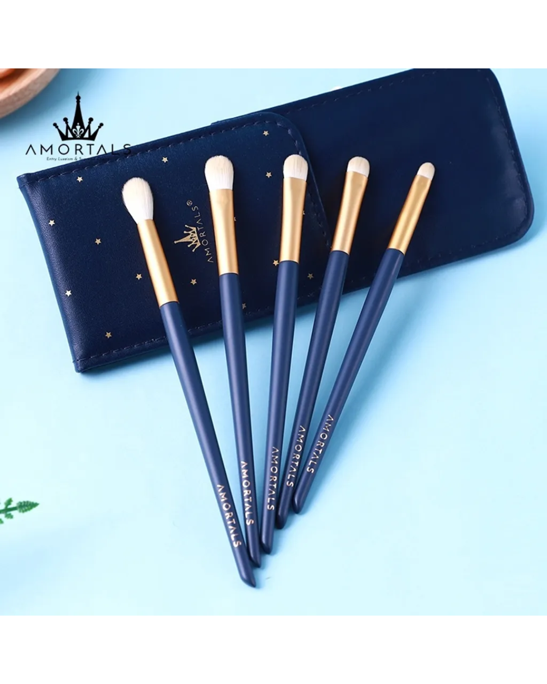 AMORTALS Eye Makeup Brush Set - Unique Bunny