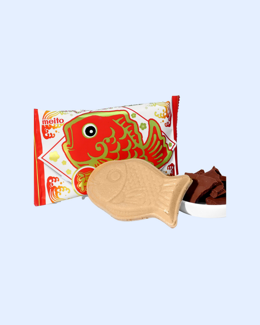 Meito Fish Shaped Chocolate Wafer - Unique Bunny