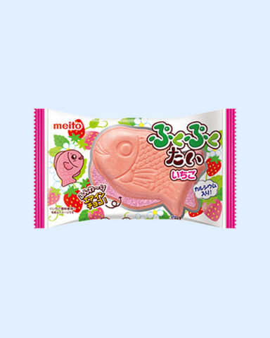 Meito Fish Shaped Strawberry Wafer